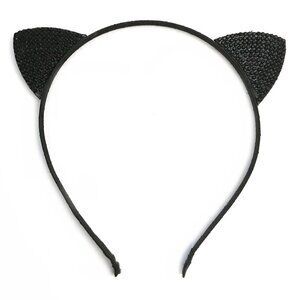 Sexy Cat Kitten Ear Headband Cubic Crystal Tiger Halloween hair band Costume